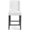 Baron Counter Stool Faux Leather Set of 2 - White EEI-4017-WHI - Image 5